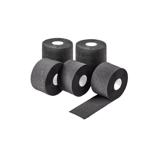 Detreu - Halskrause schwarz - 5 Rollen je 100 Streifen - Friseurbedarf bei hairOne