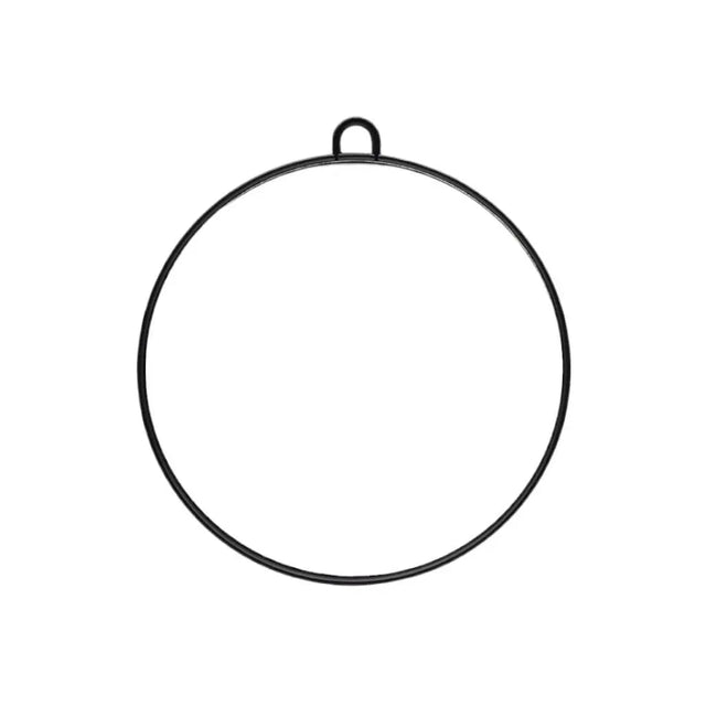 Detreu - Kabinett-Spiegel rund 22 cm - schwarz - Friseurbedarf bei hairOne