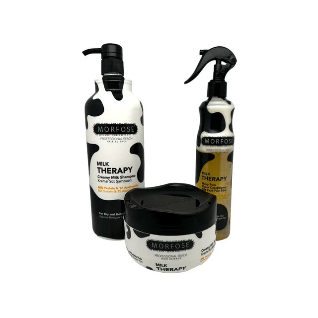 Morfose - Haarpflege-Set Milk Therapy - (Shampoo + Conditioner + Haarmaske) - Haarpflege bei hairOne