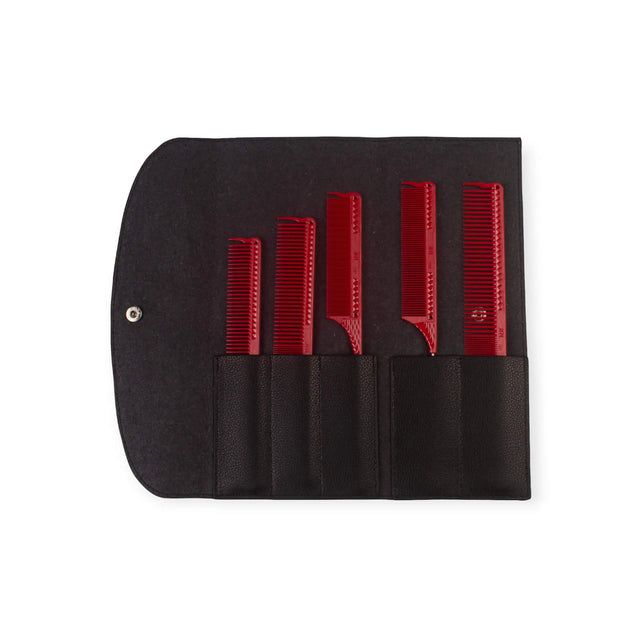 JRL - Styling Kämme rot (Set) - Friseurbedarf bei hairOne