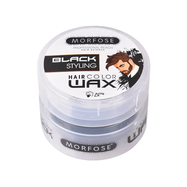 Morfose - Color Haar Wax 100 ml - Schwarz / Dunkelgrau - Haarstyling bei hairOne