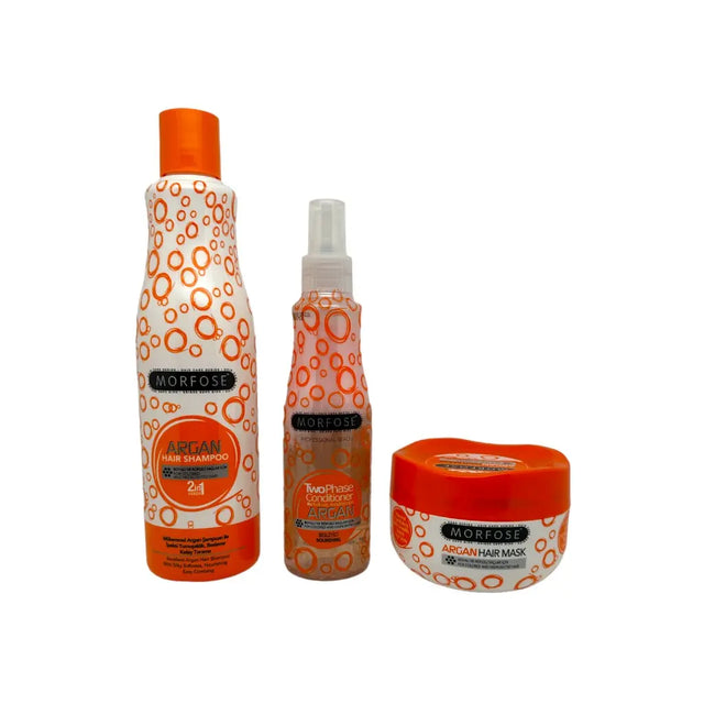 Morfose - Haarpflege-Set klein - Argan - (Shampoo + Conditioner + Haarmaske) - Haarpflege bei hairOne