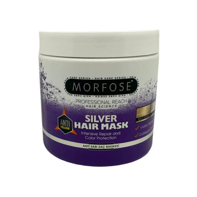 Morfose - No Yellow Silver Maske - 500 ml - Haarpflege bei hairOne