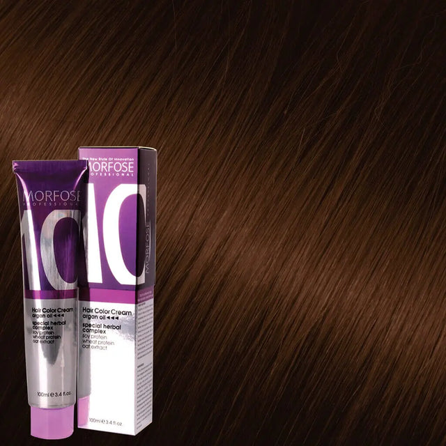 Morfose - Hair Color Cream 10 Argan Oil 100 ml / Brown
