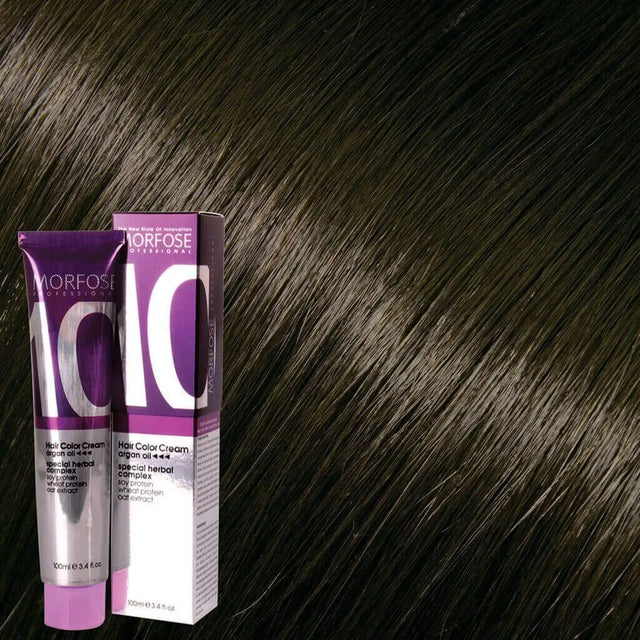 Morfose - Hair Color Cream 10 Argan Oil 100 ml / Intense Ash 6.1-Dunkelblond-asch