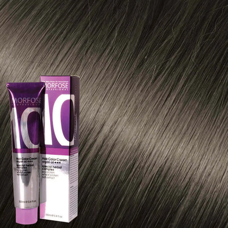 Morfose - Hair Color Cream 10 Argan Oil 100 ml / Intense Ash 7.11-Mittelblond-asch-intensiv