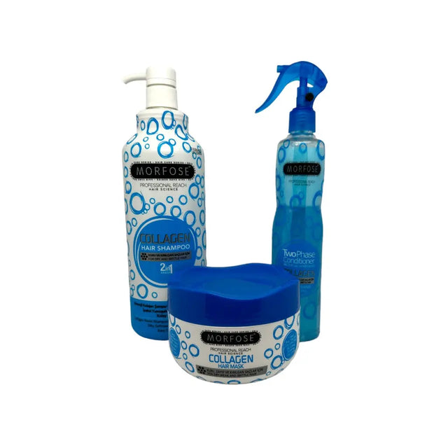 Morfose - Haarpflege-Set groß - Collagen - (Shampoo + Conditioner + Haarmaske)