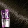 Morfose Hair Color Cream 6.71 Dunkelbraun asch – Tube und Haarprobe