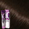 Morfose Hair Color Cream 7.71 Braun asch-naturell – Tube und Haarprobe