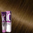Morfose Hair Color Cream 7.72 Mittelblond braun-irisé – Tube und Haarprobe