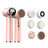 PureCleanse Gesichtsbürste - 6in1 Set Rose / Einzeln