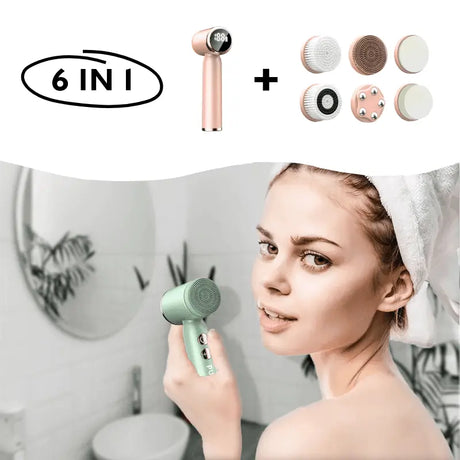 PureCleanse Gesichtsbürste - 6in1 Set