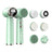 PureCleanse Gesichtsbürste - 6in1 Set Limette / Einzeln